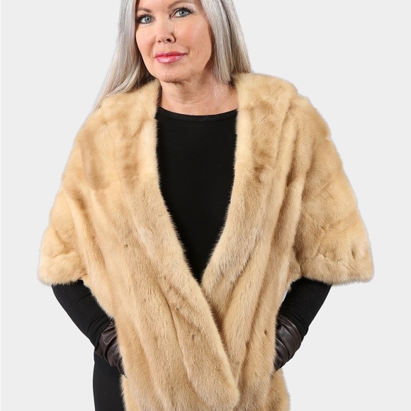 Vintage Caramel Fur Stole circa 1950’s - Picture 12 of 12